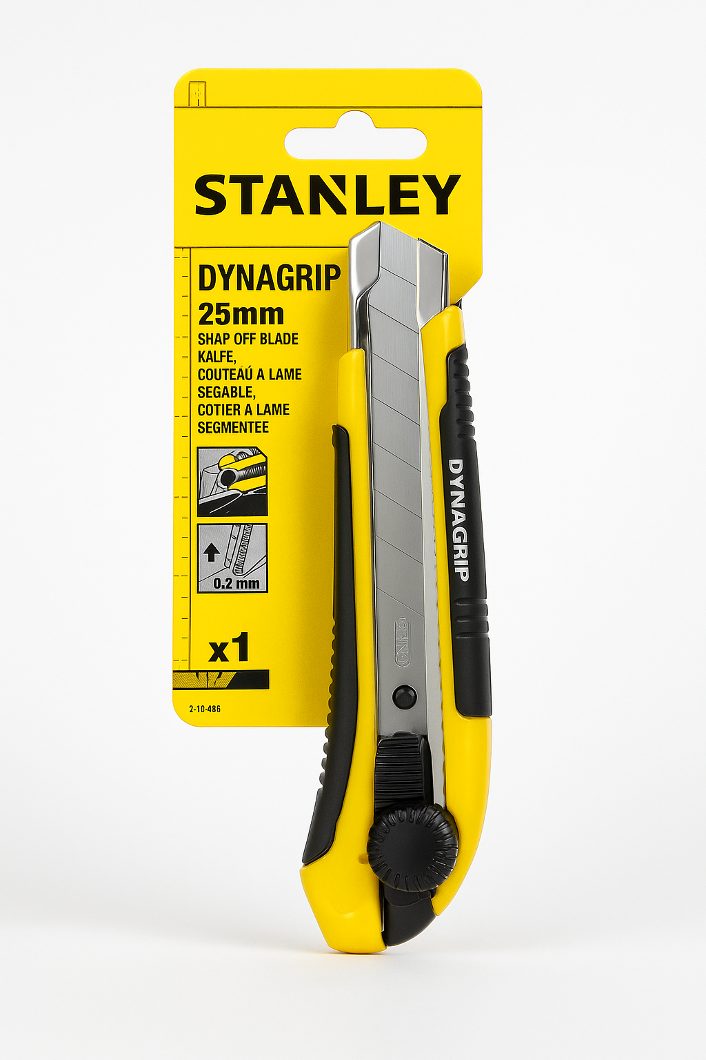 Μαχαίρι STANLEY DynaGrip με λάμα 25mm με λάμα Snap-Off