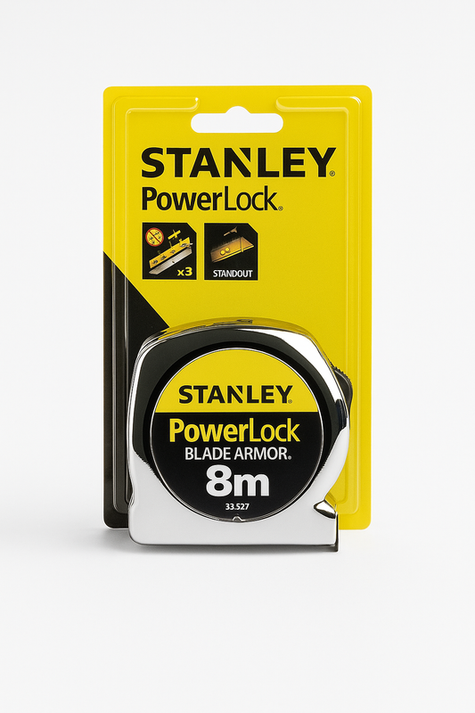 Μεζούρα STANLEY PowerLock Blade Armor 8 μέτρων